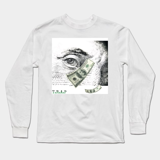 MONEY SIGNS Long Sleeve T-Shirt by Hustlehouseapparel